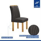 Conjunto Mesa Bella Ripada 120cm Com Painel Espelhado Tampo B