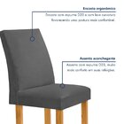 Conjunto Mesa Bella Ripada 120cm Com Painel Espelhado Tampo B