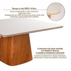 Conjunto Mesa Bérgamo Com 8 Cadeiras Em Madeira Maciça Estofa