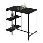 Conjunto Mesa Bistrô 2 Banqueta Aço Giratória Espresso Móveis