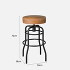 Conjunto Mesa Bistrô 2 Banqueta Aço Giratória Espresso Móveis