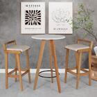 Conjunto Mesa Bistrô Alta Redonda Murilo 70cm Branca Com 2 Ba