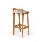 Conjunto Mesa Bistrô Alta Redonda Murilo 70cm Branca Com 2 Ba