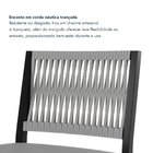 Conjunto Mesa Bistrô Bar Tampo Madeira Maciça Ripado 70cm Com