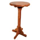 Conjunto Mesa Bistrô Com 2 Banqueta Alta Girafa Madeira Maciça