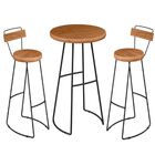 Conjunto Mesa Bistrô Com 2 Banquetas Aérea Gourmet Aurora