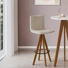 Conjunto Mesa Bistrô Com Tampo Redondo Em Bp Marmore, Pés Mad