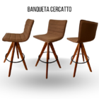 Conjunto Mesa Bistrô Cone 60 Cm Laca Branca Base Altura 100 C