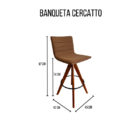 Conjunto Mesa Bistrô Cone 60 Cm Laca Branca Base Altura 100 C