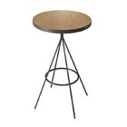 Conjunto Mesa Bistrô E 2 Banquetas Barcelona Salaone Marrom/p