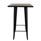 Conjunto Mesa Bistrô Tolix + 4 Banquetas Allegra Altas – Esti