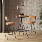 Conjunto Mesa Bistrô Viena E 2 Banquetas Madri Couríssimo Ama