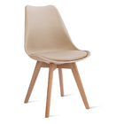 Conjunto Mesa Branca Eames 110cm E 5 Cadeiras Leda Fendi