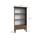 Conjunto Mesa C/ Buffet E 4 Cadeiras - Móveis Canção - Ameixa