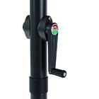 Conjunto para Jardim Mesa, Cadeira e Ombrelone 6 Lugares Aço Cinza Alma Naterial