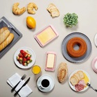 Conjunto Mesa Café Da Manhã Porta Pão Frios Manteiga Açúcar