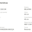 Conjunto Mesa Canto  Laqueado Redonda 3 Un.  Preto