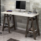 Conjunto Mesa Cavalate Lotus Off White E Nogal