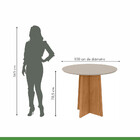 Conjunto Mesa Celebrare 100cm Tampo Mdf/vidro 4 Cadeiras Athe