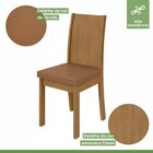 Conjunto Mesa Celebrare 120cm Tampo Mdf/vidro 4 Cadeiras Athe