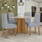 Conjunto Mesa Celebrare 90cm Tampo Mdf 4 Cadeiras Exclusive M