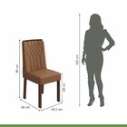 Conjunto Mesa Celebrare 90cm Tampo Mdf 4 Cadeiras Exclusive M