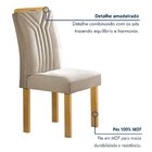 Conjunto Mesa Celeste 120cmx90cm Com 4 Cadeiras Celeste Tampo
