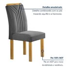 Conjunto Mesa Celeste 120cmx90cm Com 4 Cadeiras Celeste Tampo