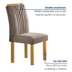 Conjunto Mesa Celeste 120cmx90cm Com 4 Cadeiras Celeste Tampo