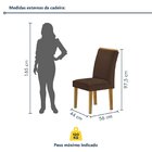 Conjunto Mesa Celeste 120cmx90cm Com 4 Cadeiras Luisa Tampo S