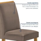 Conjunto Mesa Celeste 120cmx90cm Com 4 Cadeiras Luisa Tampo S