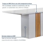 Conjunto Mesa Celeste 170cmx90cm Com 6 Cadeiras Celeste Tampo