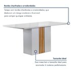 Conjunto Mesa Celeste 170cmx90cm Com 6 Cadeiras Celeste Tampo