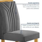 Conjunto Mesa Celeste 170cmx90cm Com 6 Cadeiras Celeste Tampo