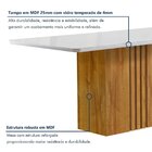 Conjunto Mesa Celeste 170cmx90cm Com 6 Cadeiras Luisa Tampo S