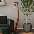 Conjunto Mesa Centro E Lateral Tripla Lívia Off White Amêndoa