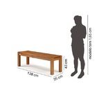 Conjunto Mesa Com 2 Bancos E Buffet Madeira Maciça Primavera