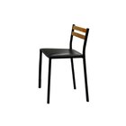 Conjunto Mesa Com 2 Cadeiras Moscou Courino Preto/preto Fosco