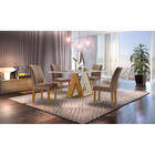 Conjunto Mesa Com 4 Cadeiras Belle Tampo Slim Vidro 1,20x0,90