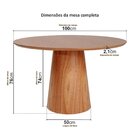 Conjunto Mesa Com 4 Cadeiras De Madeira Maciça Rattan Natural