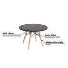 Conjunto Mesa Com 4 Cadeiras Eiffel - Azul/rosa/branco/amare