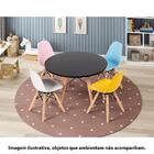 Conjunto Mesa Com 4 Cadeiras Eiffel - Azul/rosa/branco/amare