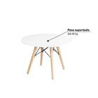 Conjunto Mesa Com 4 Cadeiras Eiffel - Azul/rosa/branco/amare