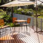 Conjunto Mesa Com 4 Cadeiras Em Aço E Madeira - Cjm74.p + Omb