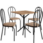 Conjunto Mesa Com 4 Cadeiras Thais 3009 Artefamol