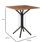 Conjunto Mesa Com 4 Cadeiras Thais 3009 Artefamol