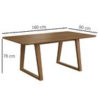 Conjunto Mesa Com 6 Cadeiras Madeira Maciça Tampo Laminado Co
