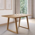 Conjunto Mesa Com 6 Cadeiras Madeira Maciça Tampo Laminado Sa