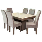 Conjunto Mesa Com 6 Cadeiras Talismã New Premium Nevada