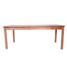 Conjunto Mesa Com 8 Cadeiras Empilháveis Madeira Maciça Cedro